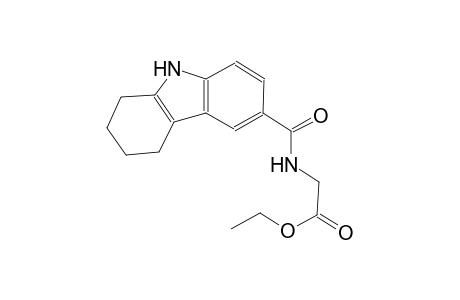 Acetic acid, 2-[(6,7,8,9-tetrahydro-5H-carbazole-3-carbonyl)amino]-, ethyl ester