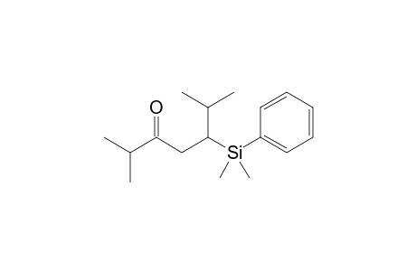5-[dimethyl(phenyl)silyl]-2,6-dimethyl-3-heptanone