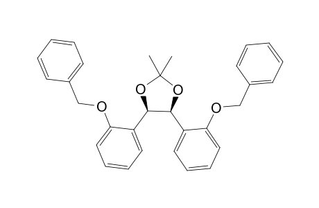 (4R,5S)-4,5-bis[2-(benzyloxy)phenyl]-2,2-dimethyl-1,3-dioxolane