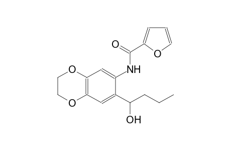 2-furancarboxamide, N-[2,3-dihydro-7-(1-hydroxybutyl)-1,4-benzodioxin-6-yl]-