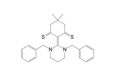 1,3-Dibenzyl-2-(4,4-dimethyl-2,6-dithioxocyclohexylidene)hexahydropyrimidine