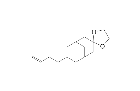 Spiro[bicyclo[3.3.1]nonane-3,2'-[1,3]dioxolane], 7-(3-butenyl)-, exo-