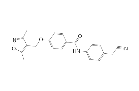 benzamide, N-[4-(cyanomethyl)phenyl]-4-[(3,5-dimethyl-4-isoxazolyl)methoxy]-