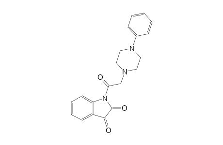 1-[2-(4-PHENYL-PIPERAZIN-1-YL)-ACETYL]-INDOLINE-2,3-DIONE