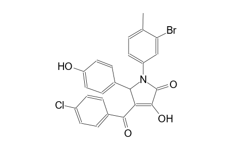 1-(3-Bromo-4-methyl-phenyl)-4-(4-chloro-benzoyl)-3-hydroxy-5-(4-hydroxy-phenyl)-1,5-dihydro-pyrrol-2-one