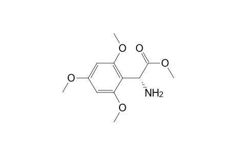 Benzeneacetic acid, .alpha.-amino-2,4,6-trimethoxy-, methyl ester, (R)-
