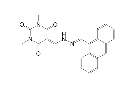 9-anthracenecarbaldehyde [(1,3-dimethyl-2,4,6-trioxotetrahydro-5(2H)-pyrimidinylidene)methyl]hydrazone