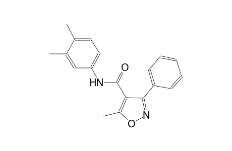 N-(3,4-dimethylphenyl)-5-methyl-3-phenyl-4-isoxazolecarboxamide