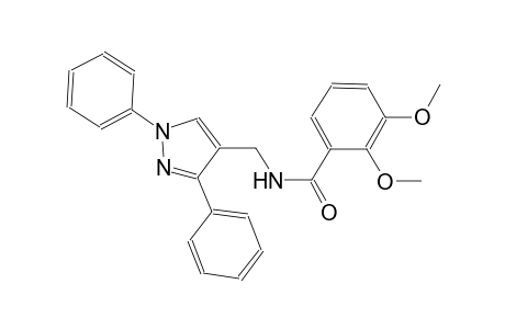 N-[(1,3-diphenyl-1H-pyrazol-4-yl)methyl]-2,3-dimethoxybenzamide