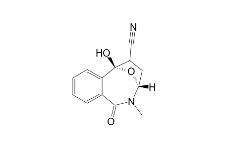 5-Cyano-3,6-epoxy-3,4,5,6-tetrahydro-6-hydroxy-2-methyl-2-benzazocin-1(2H)-one