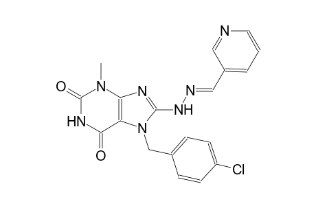 nicotinaldehyde [7-(4-chlorobenzyl)-3-methyl-2,6-dioxo-2,3,6,7-tetrahydro-1H-purin-8-yl]hydrazone