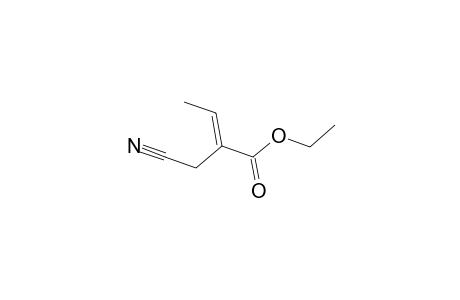 2-Butenoic acid, 2-(cyanomethyl)-, ethyl ester