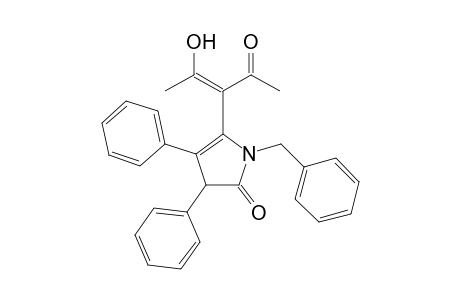 1-Benzyl-5-(2-hydroxy-4-oxopent-2-en-3-yl)-2-oxo-3,4-diphenyl-4-pyrroline
