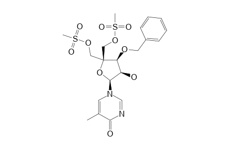 1-[3-O-BENZYL-5-O-(METHYLSULFONYL)-4-C-(METHYLSULFONYLOXYMETHYL)-ALPHA-L-ERYTHRO-PENTOFURANOSYL]-THYMINE