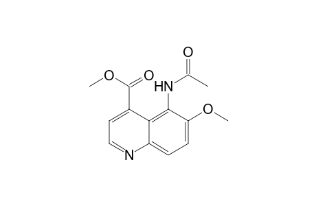 5-Acetamido-6-methoxy-4-quinolinecarboxylic acid methyl ester