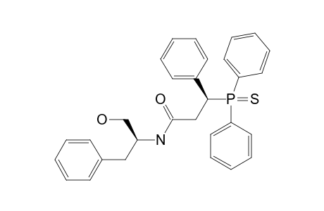 (3-S,1'-S)-N-(1'-BENZYL-2'-HYDROXY)-ETHYL-3-DIPHENYLPHOSPHINOTHIOYL-3-PHENYLPROPANAMIDE
