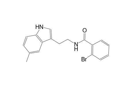 2-bromo-N-[2-(5-methyl-1H-indol-3-yl)ethyl]benzamide