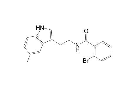 2-bromo-N-[2-(5-methyl-1H-indol-3-yl)ethyl]benzamide