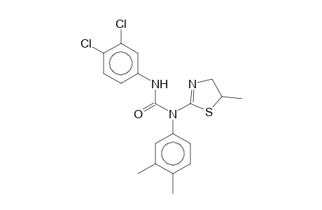 N'-(3,4-Dichlorophenyl)-N-(3,4-dimethylphenyl)-N-(5-methyl-4,5-dihydro-1,3-thiazol-2-yl)urea