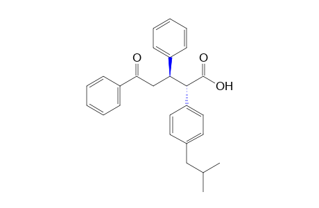 erythro-4-BENZOYL-2-(p-ISOBUTYLPHENYL)-3-PHENYLBUTYRIC ACID