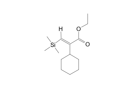 ETHYL-(E)-2-CYClOHEXYL-3-(TRIMETHYLSILYL)-PROP-2-ENOATE