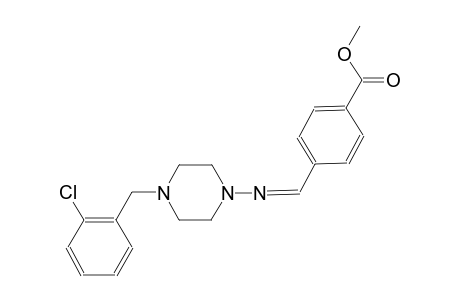 benzoic acid, 4-[(Z)-[[4-[(2-chlorophenyl)methyl]-1-piperazinyl]imino]methyl]-, methyl ester
