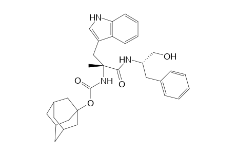 Tricyclo[3.3.1.1(3,7)]dec-1-yl [R-(R*,S*)]-2-[[1-(hydroxymethyl)-2-phenylethyl]amino]-1-(1H)-indol-3-ylmethyl)-1-methyl-2-oxoethyl]carbamate