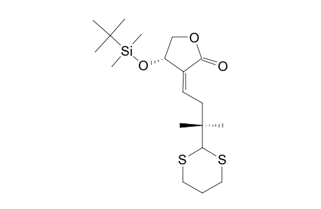 (4S)-Z-4-TERT.-BUTYLDIMETHYLSILYLOXY-3-[3-([1,3]-DITHIAN-2-YL)-3-METHYLBUTYLIDENE]-4,5-DIHYDROFURAN-2-ONE