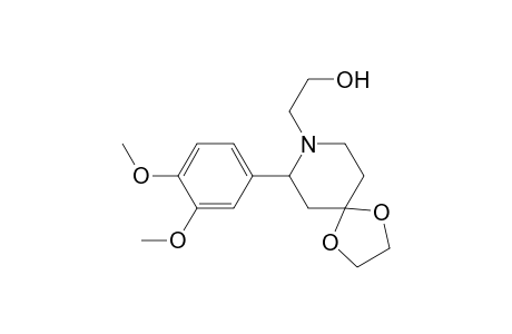 1,4-Dioxa-8-azaspiro[4.5]decane-8-ethanol, 7-(3,4-dimethoxyphenyl)-
