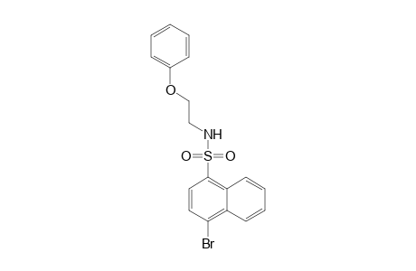 1-Naphthalenesulfonamide, 4-bromo-N-(2-phenoxyethyl)-