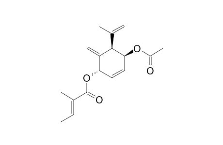(E)-4-ACETOXY-6-METHYLENE-5-(PROP-1-EN-2-YL)-CYCLOHEX-2-ENYL-2-METHYLBUT-2-ENOATE