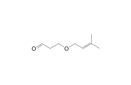 3-(3-Methyl-2-butenyloxy)-1-propanal
