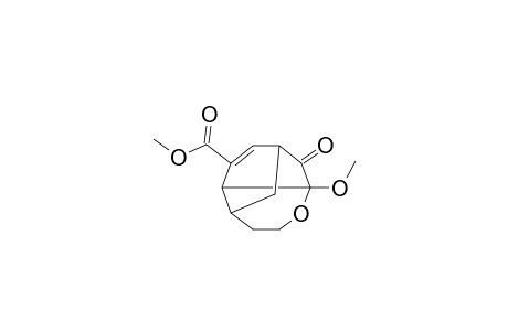 3-Methoxy-9-methoxycarbonyl-4-oxatricyclo[5.3.1.0(3,8)]undec-9-en-2-one