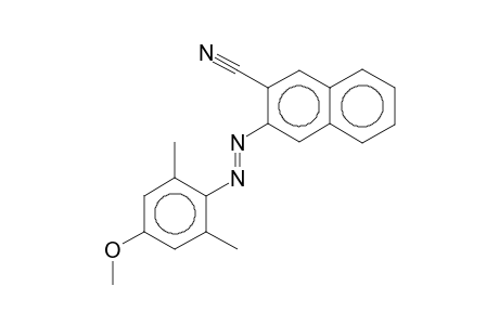 3-(4-Methoxy-2,6-dimethyl-phenylazo)-naphthalene-2-carbonitrile