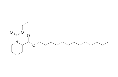 Pipecolic acid, N-ethoxycarbonyl-, tridecyl ester