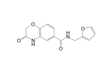 2H-1,4-benzoxazine-6-carboxamide, N-(2-furanylmethyl)-3,4-dihydro-3-oxo-