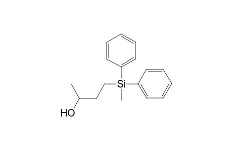 1-(Methyldiphenylsily)butan-3-ol