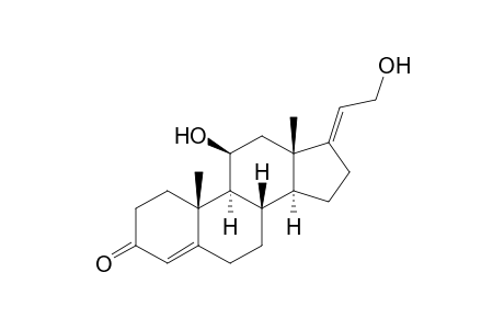 cis-11β, 21-dihydroxypregna-4,17(20)-dien-3-one