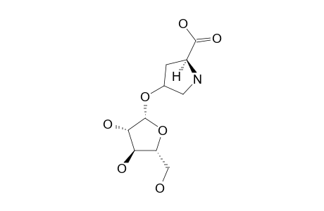 4-O-(BETA-L-ARABINOFURANOSYL)-L-HYDROXYPROLINE