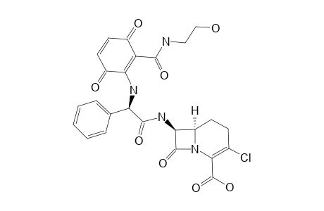 #3M;3-CHLORO-7-[2-[2-(2-HYDROXYETHYLCARBAMOYL)-3,6-DIOXOCYCLOHEXA-1,4-DIENYLAMINO]-2-PHENYL-ACETYLAMINO]-8-OXO-5-AZABICYCLO-[4.2.0]-OCT-3-ENE-4-CARBOXYLIC-ACID