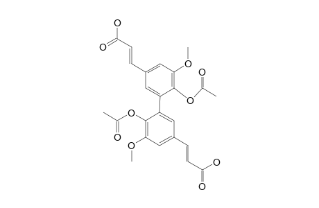 4,4'-DI-O-ACETYL-[9,9'-13C]-5-5'-DEHYDRODIFERULIC-ACID-