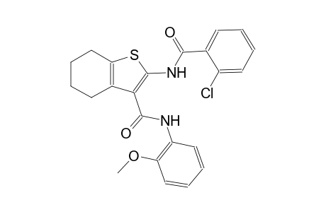 2-[(2-chlorobenzoyl)amino]-N-(2-methoxyphenyl)-4,5,6,7-tetrahydro-1-benzothiophene-3-carboxamide