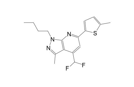 1-butyl-4-(difluoromethyl)-3-methyl-6-(5-methyl-2-thienyl)-1H-pyrazolo[3,4-b]pyridine