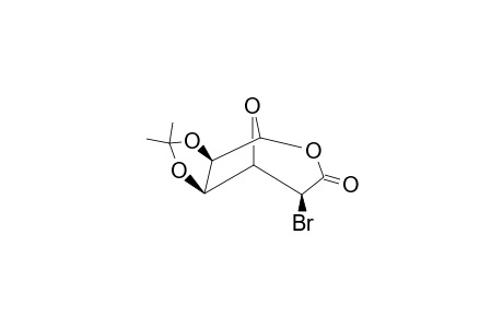 (-)-5-BROMO-5-DEOXY-2,3-O-ISOPROPYLIDENE-BETA-D-ALLOFURAN-URONO-6,1-LACTONE