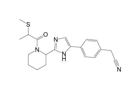2-(4-(2-(1-(2-(methylthio)propanoyl)piperidin-2-yl)-1H-imidazol-5-yl)phenyl)acetonitrile