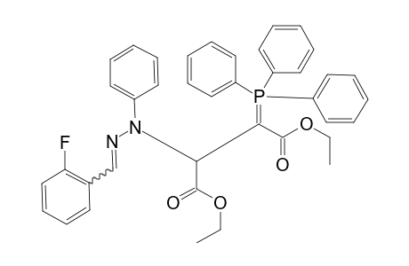 Diethyl 2-(1-(2-fluorobenzylidene)-2-phenylhydrazine-1-yl)-3-(triphenylphosphoranylidene)butandioate