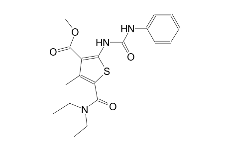 methyl 2-[(anilinocarbonyl)amino]-5-[(diethylamino)carbonyl]-4-methyl-3-thiophenecarboxylate