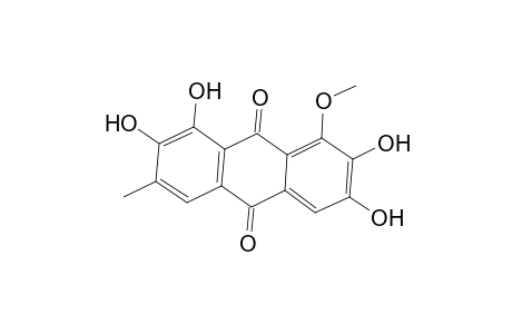 Anthraquinone, 1,2,6,7-tetrahydroxy-8-methoxy-3-methyl-