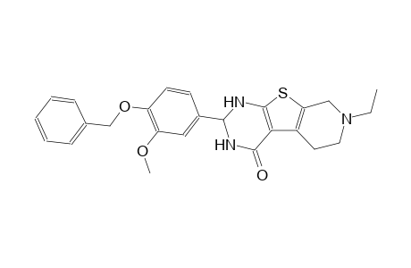 2-[4-(benzyloxy)-3-methoxyphenyl]-7-ethyl-2,3,5,6,7,8-hexahydropyrido[4',3':4,5]thieno[2,3-d]pyrimidin-4(1H)-one
