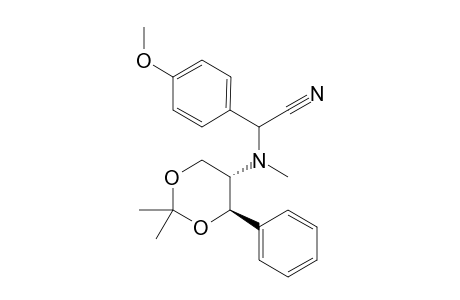 (4S,5S,2R/S)-[N-(2,2-Dimethyl-4-phenyl-1,3-dioxan-5-yl)methylamino](4-methoxyphenyl)acetonitrile